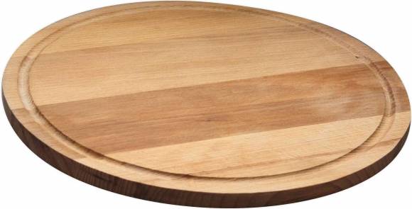 Доска для пиццы 400х20мм с бороздкой бук промасленный Доска для пиццы 400х20мм с бороздкой бук промасленный