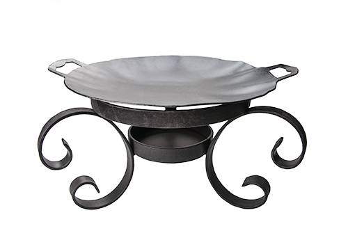 Набор для подачи Саджа сковорода 30 см. углерод. сталь + подставка h=16 см. Тунис 66373 Набор для подачи Саджа сковорода 30 см. углерод. сталь + подставка h=16 см. Тунис 66373