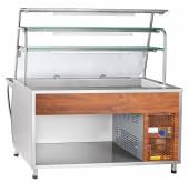Прилавок для холодных закусок Абат ПВВ(Н)-70Т-01-НШ Премьер кашированный