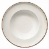 Тарелка для пасты 400мл 270 мм фарфор Gourmet Retro Bonna E100GRM27CK коричневый край b Тарелка для пасты 400мл 270 мм фарфор Gourmet Retro Bonna E100GRM27CK коричневый край b