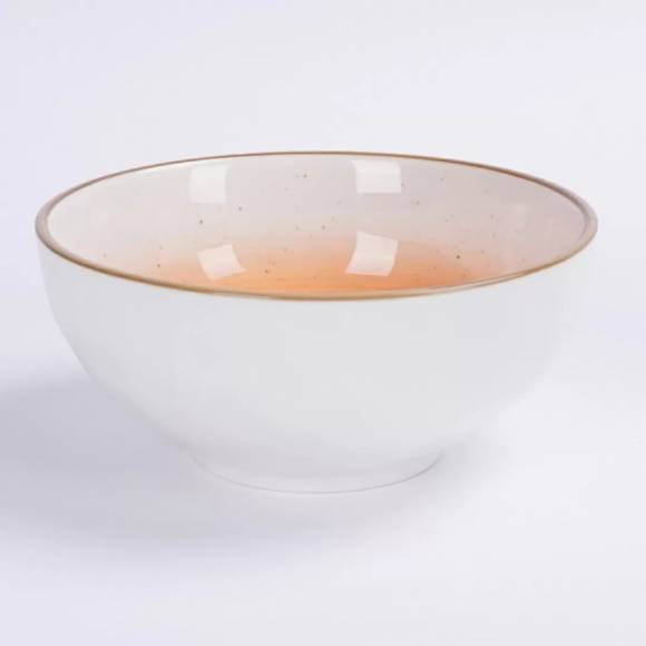 Салатник 13*13*4,5 см, 380 мл, фарфор,оранжевый цвет "The Sun" P.L. 170642 /6/