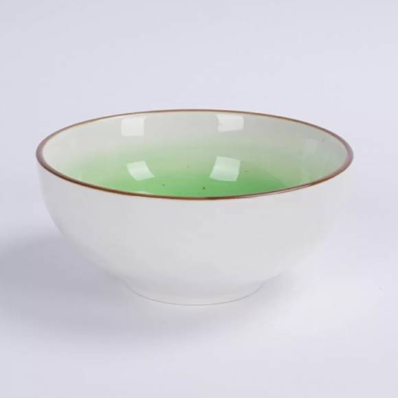 Салатник 13*13*4,5 см, 380 мл, фарфор,зеленый цвет "The Sun" P.L. 170643 /6/