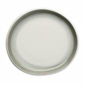 Тарелка с высоким бортом «Айсио»; фарфор; H=28, L=202, B=187мм; белый, серый T8601002