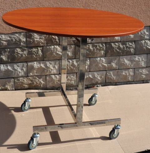 Тележка для РУМ-сервиса 920х800мм круглая РУМ1 орех