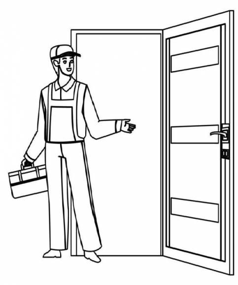 Монтаж двери Ирбис