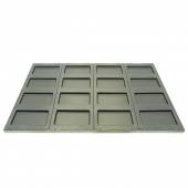 Лист для выпечки чиабатты и булочек панини 160 мм 530*325 с антипригарным покрытием Лист для выпечки чиабатты и булочек панини 160 мм 530*325 с антипригарным покрытием