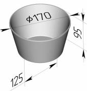 Форма для хлеба Спика 17 А (круглая) (170 х 125 х 95 мм) Форма для хлеба Спика 17 А (круглая) (170 х 125 х 95 мм)