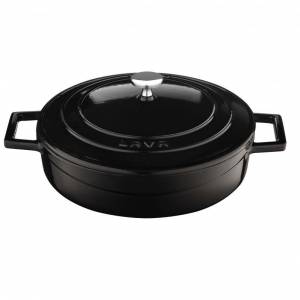 Кастрюля 3,4 черная TRENDY LAVA LV Y ST 28 K2 BLACK 	49559