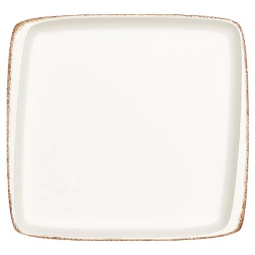 Тарелка квадратная 27х25см фарфор Moove Retro Bonna E100MOV34KR b