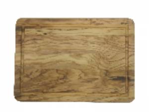 Доска для подачи, обработанная минеральным маслом 35*25*1,5 см, олива