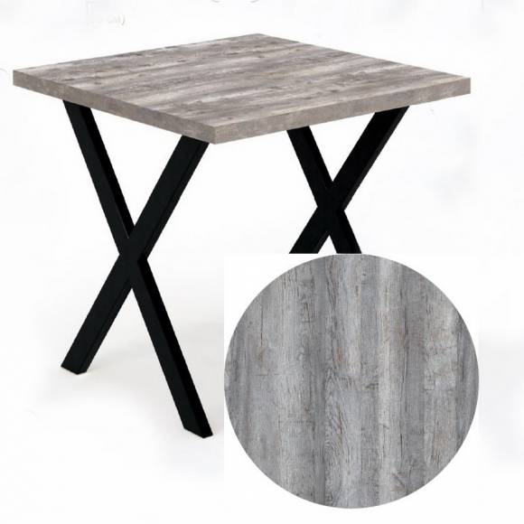 Стол прямой 800х800х750 Х-образный Рагнар Стол прямой 800х800х750 Х-образный Рагнар