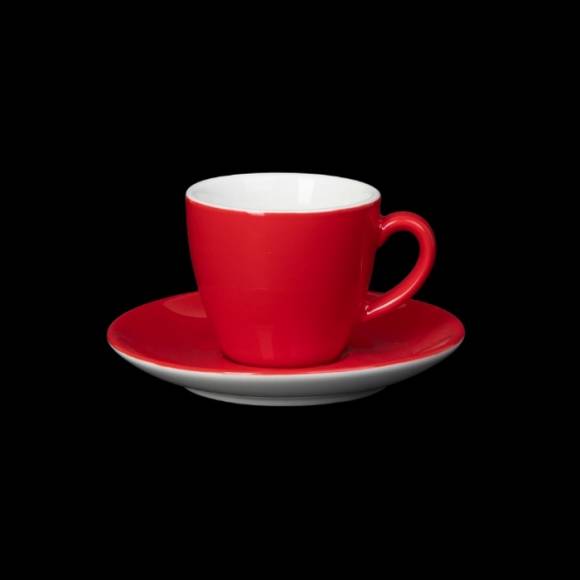 Кофейная пара 90мл Corone Gusto красная фк1723 Кофейная пара 90мл Corone Gusto красная фк1723