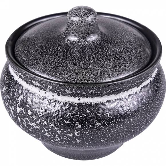 в Горшок для запекания 0,4л D=105 H=105мм«Млечный путь» фарфор черный ФРФ88803253 /16/ в Горшок для запекания 0,4л D=105 H=105мм«Млечный путь» фарфор черный ФРФ88803253 /16/