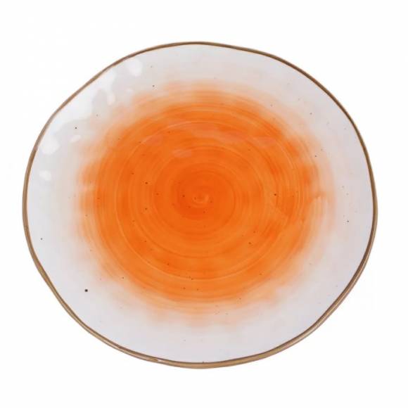 Тарелка круглая d=19 см, фарфор,оранжевый цвет "The Sun" P.L. 170628 /6/ Тарелка круглая d=19 см, фарфор,оранжевый цвет "The Sun" P.L. 170628 /6/