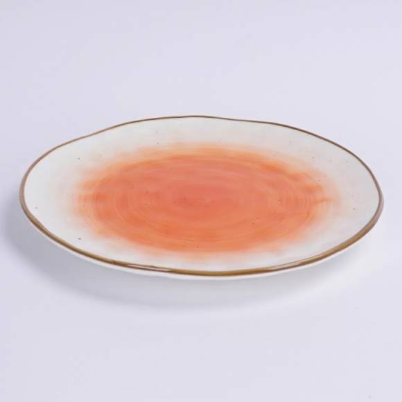 Тарелка круглая d=19 см, фарфор,оранжевый цвет "The Sun" P.L. 170628 /6/ Тарелка круглая d=19 см, фарфор,оранжевый цвет "The Sun" P.L. 170628 /6/