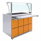 Прилавок холодильный с ванной охлаждаемой Domino Luxstahl ПХВ (С)-1200 Premium Прилавок холодильный с ванной охлаждаемой Domino Luxstahl ПХВ (С)-1200 Premium