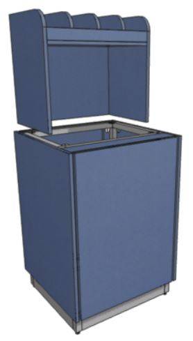 МОБ-Д-СП 600х700х1400 серия RD1 Каркас с обшивкой ЛДСП, дверь, полка для ст.приборов МОБ-Д-СП 600х700х1400 серия RD1 Каркас с обшивкой ЛДСП, дверь, полка для ст.приборов