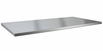 Столешница 1000*580*40 с бортом, нерж.сталь, техно Столешница 1000*580*40 с бортом, нерж.сталь, техно