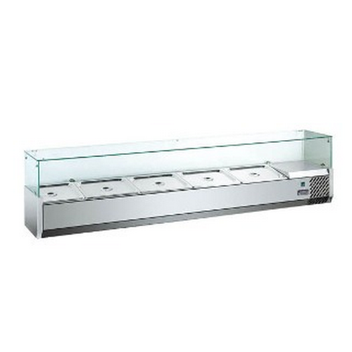 Витрины холодильные для ингредиентов настольные Hurakan (КНР)