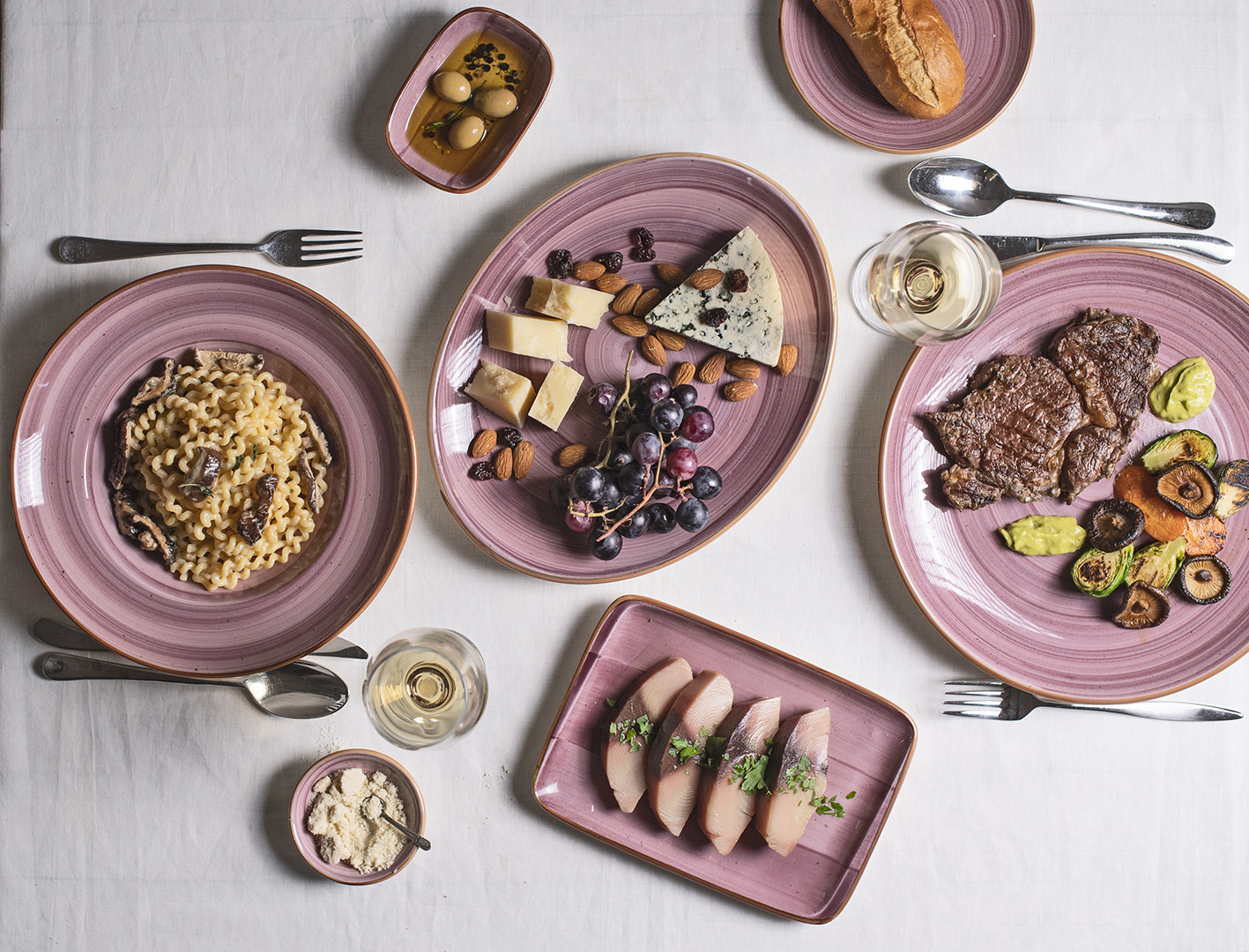 Фарфор Bonna линия Aura Blackberry