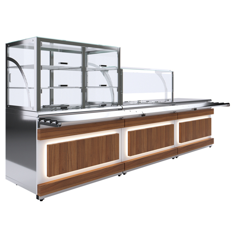 Линия раздачи Luxstahl Eco Wood (Эко Вуд)