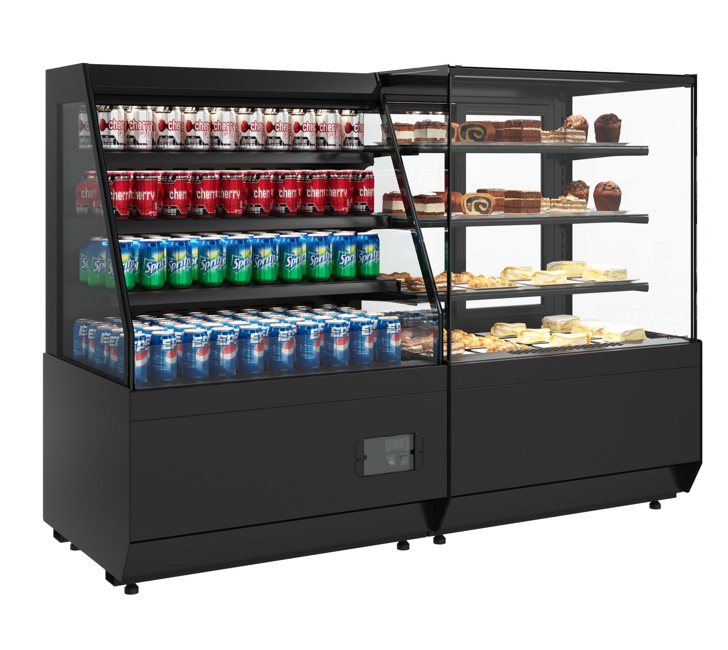 Витрины кондитерские Carboma KC70 LIGHT (CUBE2)