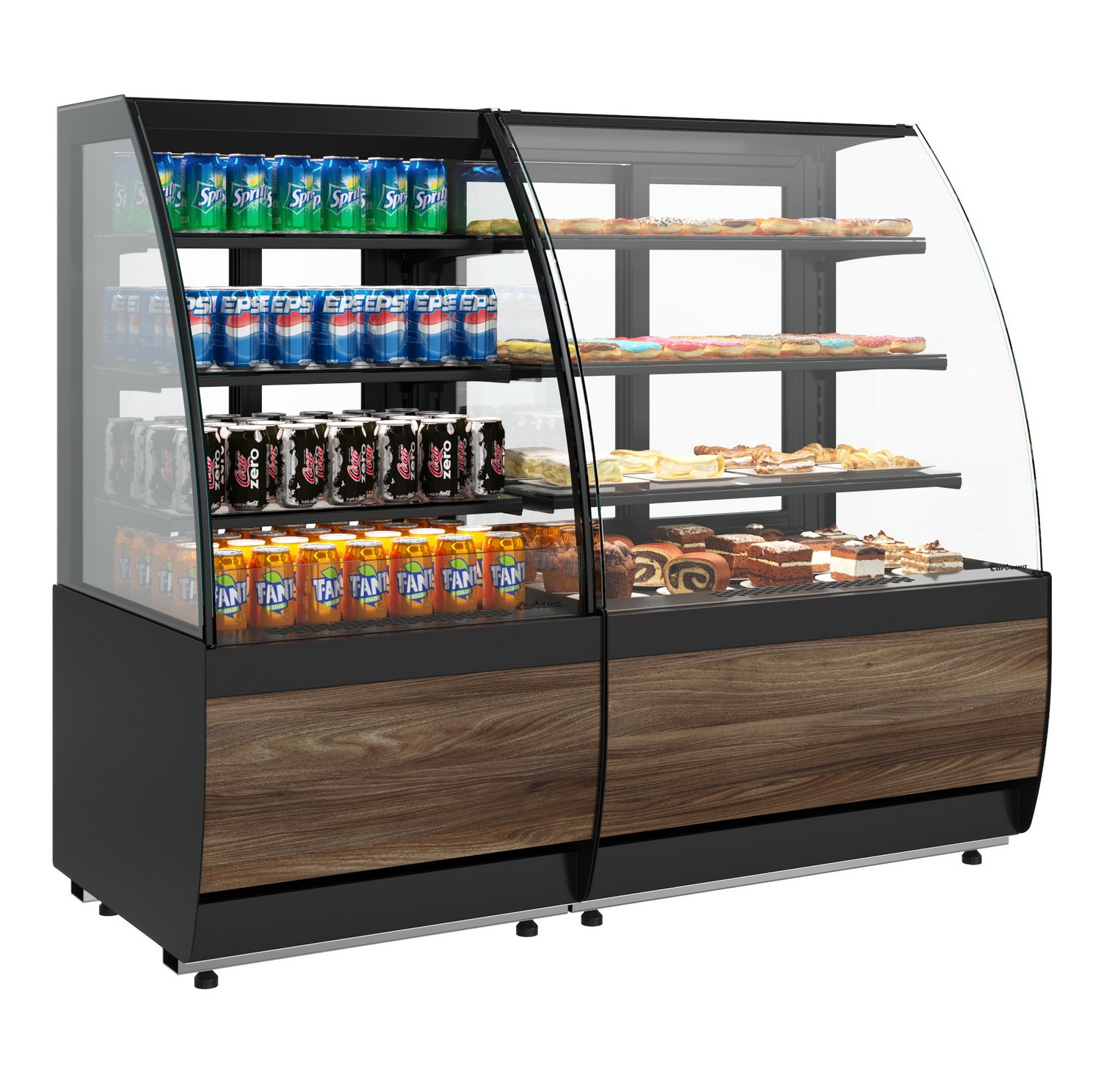 Витрины кондитерские Carboma K70 LIGHT (FLANDRIA2)