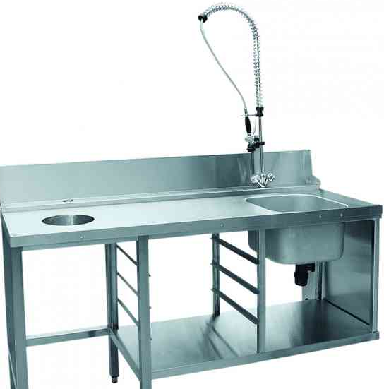 Столы, подставки и мойки к посудомоечным машинам