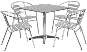 Алюминиевые столы и стулья