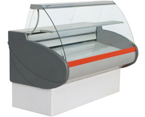 Витрины холодильные и морозильные Полюс (Россия) 